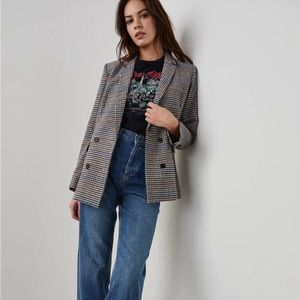 Rails Jac blazer color cardinal pine multi size xs